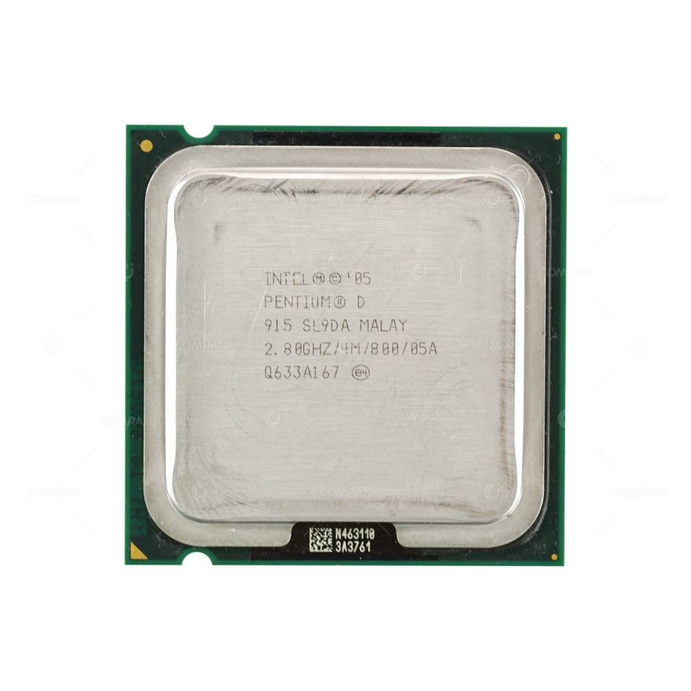 SL9DA INTEL PENTIUM 915 2.8GHZ DUAL CORE 4MB CACHE W SOCKET LGA775